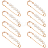 10Pcs Zinc Alloy Adjustable Jean Paper Clip FIND-LP0001-61-1