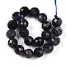 Natural Cordierite/Iolite/Dichroite Beads Strands G-S345-10mm-27-3
