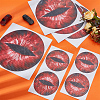 4 Pairs 2 Styles Eye PVC Headlight Car Sticker AJEW-HY0002-38D-4
