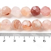 Natural Cherry Blossom Agate Beads Strands G-C150-B04-02-5