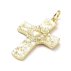 Rack Plating Eco-Friendly Brass Pendants X-KK-Z036-03G-2