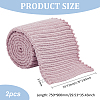 95% Cotton & 5% Spandex Fiber Ribbing Fabric for Cuffs OCOR-WH0082-148D-2