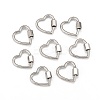 Brass Screw Carabiner Lock Charms LS-KK-T047-04P-1