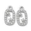 Brass Micro Pave Cubic Zirconia Pendants KK-H460-07P-1