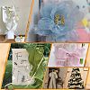 4 Rolls 4 Colors Polyester Ribbon OCOR-PH0002-73-6
