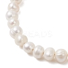 Natural Cultured Freshwater Pearl Beaded Bracelets for Women BJEW-JB13319-01-3