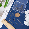 28Pcs 304 Stainless Steel Leverback Earring Findings STAS-CN0001-45-3