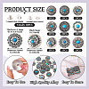9 Style Alloy Decorative Rivets BUTT-SW0001-04C-4