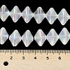 Electroplate Glass Beads Strands EGLA-G038-01A-HR03-4