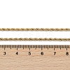 Unisex 304 Stainless Steel Rope Chain Necklaces X-STAS-D0002-33G-2