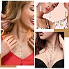 6Pcs 6 Styles Iron Bar Beadable Keychain for Jewelry Making DIY Crafts IFIN-CJ0002-37-7