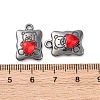 Gothic Rack Plating Alloy Pendants PALLOY-V002-11B-3