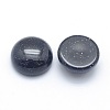 Synthetic Blue Goldstone Cabochons G-P393-R22-10MM-2