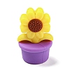 Sunflower Food Grade Eco-Friendly Silicone Beads SIL-B046-04-1