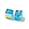 Electroplate Glass Beads EGLA-Z004-04A-06-2