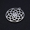 Non-Tarnish 201 Stainless Steel Pendants STAS-Q201-JN348-1-2