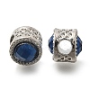 Rack Plating Alloy European Beads FIND-H005-11P-1