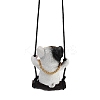Cute Resin Swinging Bulldog Pendant Decorations LS-HJEW-A010-01B-4