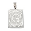 Non-Tarnish 304 Stainless Steel Pendants STAS-K216-48G-P-1