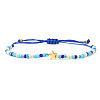 Glass Seed Beads Adjustable Bracelets KO8624-11-1