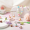 36Pcs 9 Styles Opaque Resin Pendants RESI-BT0001-24-7