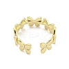 Long-Lasting Plated Brass Cuff Rings RJEW-I103-085G-3