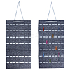 Felt Hanging Hair Claw Clip Organizer Holder for Women Girls AJEW-WH0596-113B-01-1
