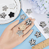 12Pcs 2 Colors Star Appliques PATC-GF0001-39-3