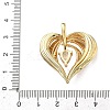 Brass Micro Pave Cubic Zirconia Pendants KK-F930-25B-G01-3
