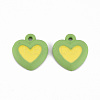 Spray Painted Alloy Enamel Charms PALLOY-T075-129E-RS-2