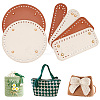 6Pcs 6 Style PU Leather Knitting Crochet Bags Nail Bottom Shaper Pad FIND-PH0009-91-1
