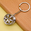 Alloy Imitation Tyre Keychain KEYC-PW0002-072C-1