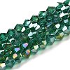 Transparent Electroplate Glass Beads Strands LS-EGLA-A039-T6mm-B10-1