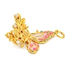 Rack Plating Brass Enamel Pendants KK-Z054-04G-3