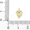 Brass Micro Pave Clear Cubic Zirconia Connector Charms KK-Z094-08G-01-3