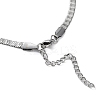 Non-Tarnish 304 Stainless Steel Herringbone Chain Necklaces LS-NJEW-P282-01P-4