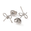Non-Tarnish 304 Stainless Steel Stud Earrings EJEW-G395-26P-2