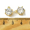 Brass Micro Pave Cubic Zirconia Charms FIND-Z035-07G-3