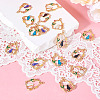 16Pcs 4 Colors Alloy Enamel Pendants ENAM-TA0002-44-4