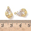 Brass Micro Pave Cubic Zirconia Pendants KK-Z136-06G-01-3