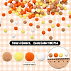 400Pcs 4 Colors Polyester Pom Pom Balls DIY-SC0031-37D-2