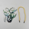 Lily of the Valley Acrylic Hanging Suncatchers AJEW-WH20064-65-1