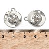 304 Stainless Steel Pendants X-STAS-P446-08P-3
