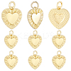 10Pcs Brass Pendants KK-BBC0025-18-7
