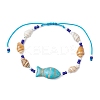 Glass Seed Beaded Braided Bead Bracelets BJEW-MZ00172-3