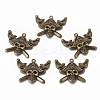 Tibetan Style Alloy Pendants TIBEP-3293-AB-LF-2
