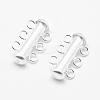 Sterling Silver Slide Lock Clasps STER-K035-02-1