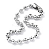 304 Stainless Steel Ball Chain Necklaces CHS-F009-01H-45cm-P-01-1
