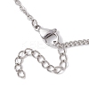 2MM 304 Stainless Steel Cable Chain Curb Chain Necklaces for Women NJEW-JN05560-5