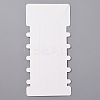 Paper Hair Clip Display Cards CDIS-WH0006-09-2